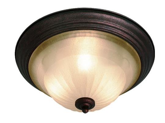 Bronze Bowl Flush Mount