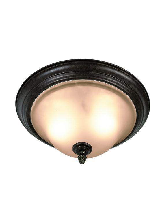 Bronze Bowl Flush Mount