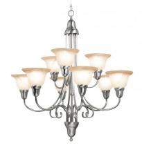 Woodbridge 10038-STN - Chrome Up Chandelier