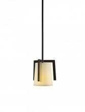 Woodbridge 12323-BLK - Black Drum Shade Mini Pendant