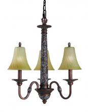 Woodbridge 15030-BRK - Bronze Up Chandelier