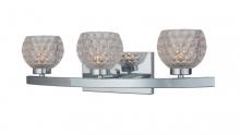 Woodbridge 16353CHR-C00510 - Woodbridge Lighting 16353CHR-C00510 Charlotte 3-light Bath