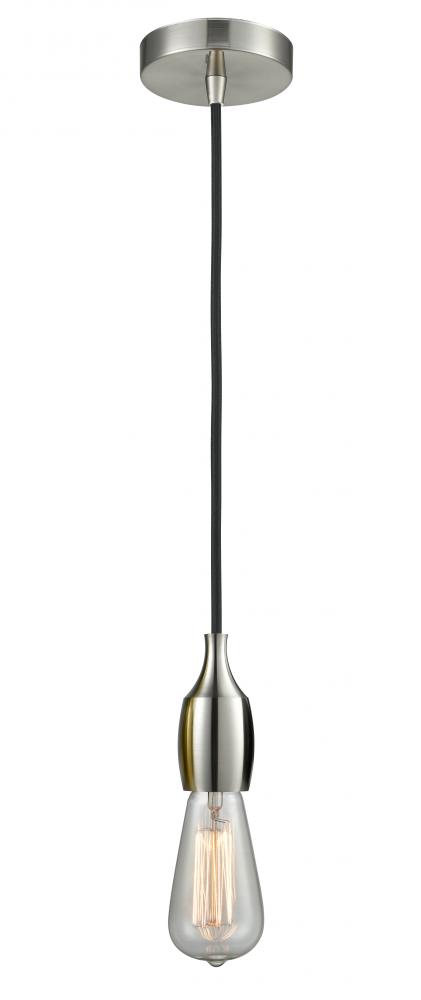 Chelsea - 1 Light - 2 inch - Satin Nickel - Cord hung - Mini Pendant