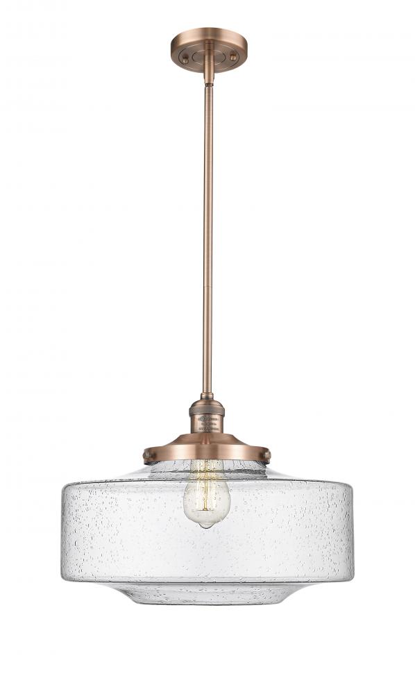 Bridgeton - 1 Light - 16 inch - Antique Copper - Stem Hung - Mini Pendant