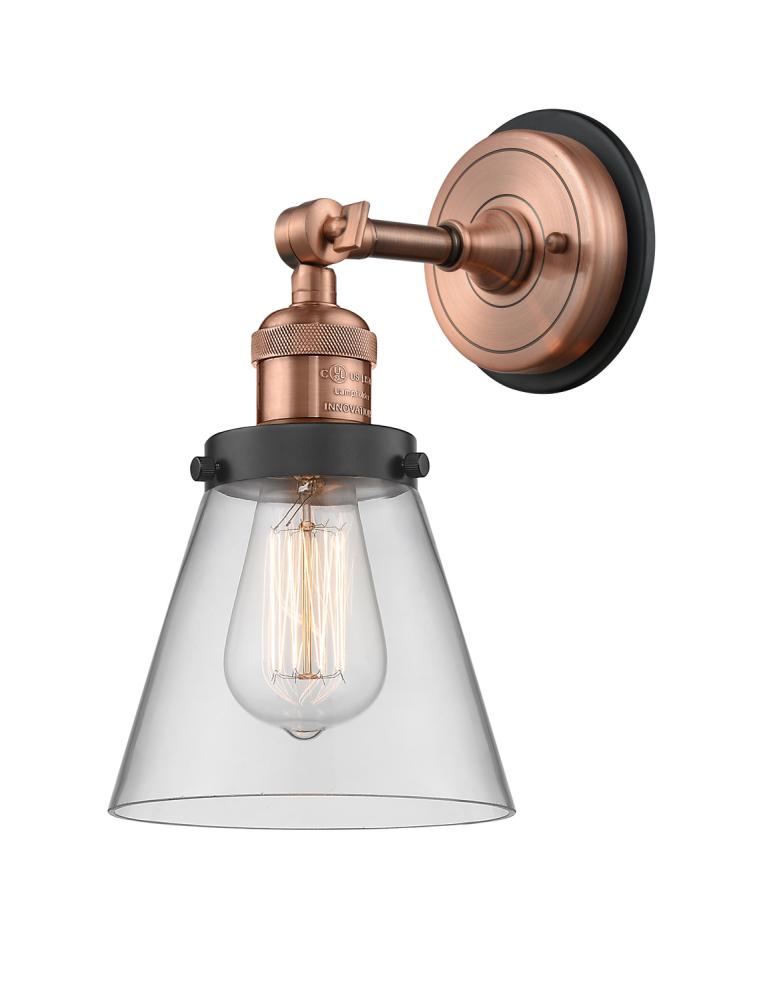 Cone - 1 Light - 6 inch - Antique Copper - Sconce