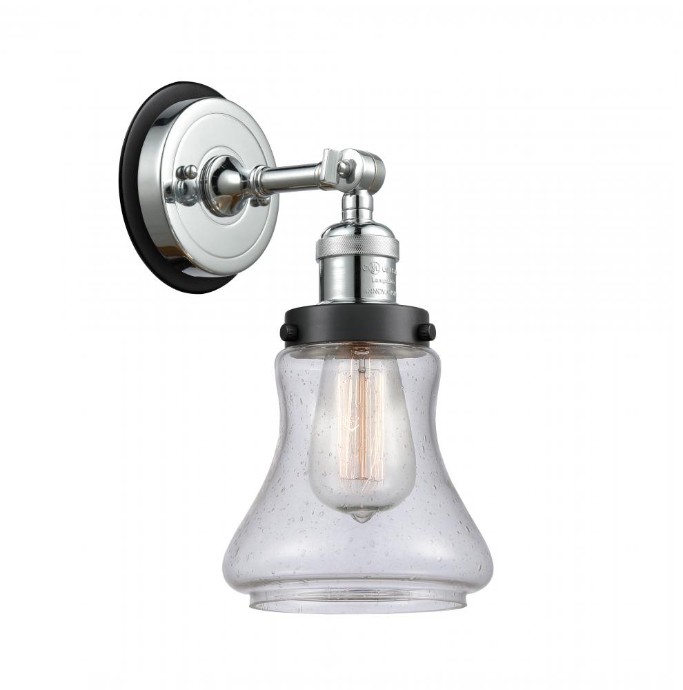 Bellmont - 1 Light - 7 inch - Polished Nickel - Sconce