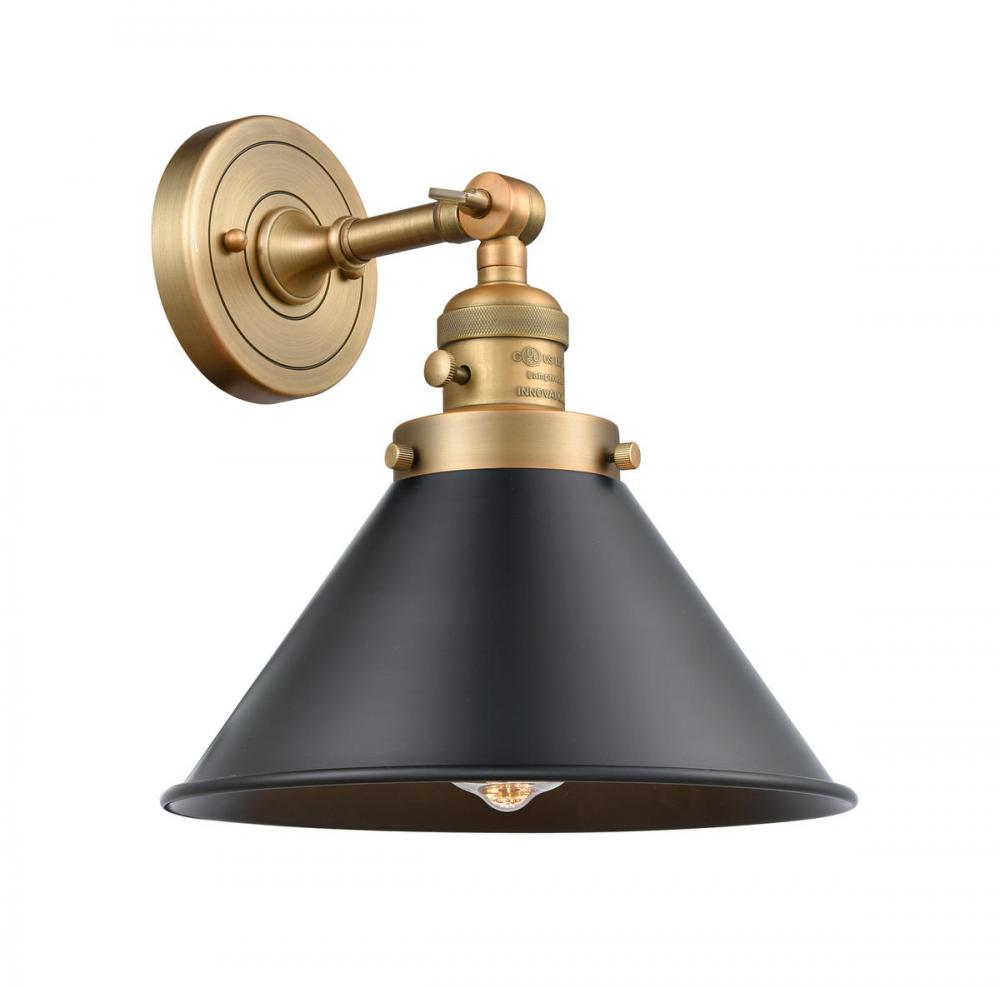 Briarcliff - 1 Light - 10 inch - Brushed Brass - Sconce