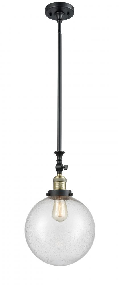 Beacon - 1 Light - 10 inch - Black Antique Brass - Stem Hung - Mini Pendant