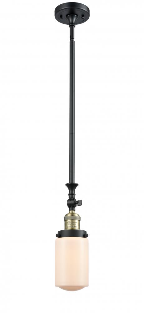 Dover - 1 Light - 5 inch - Black Antique Brass - Stem Hung - Mini Pendant