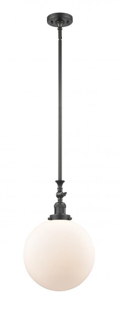 Beacon - 1 Light - 12 inch - Oil Rubbed Bronze - Stem Hung - Mini Pendant