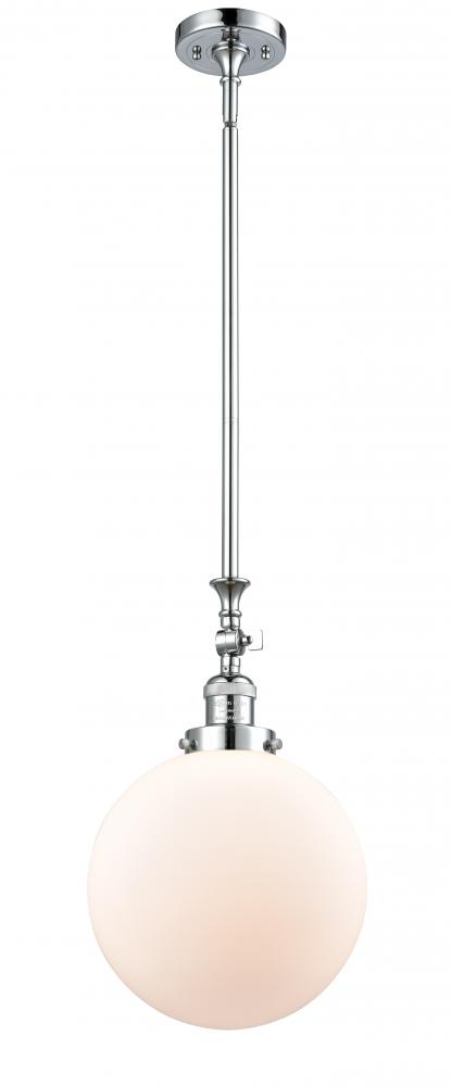 Beacon - 1 Light - 10 inch - Polished Chrome - Stem Hung - Mini Pendant