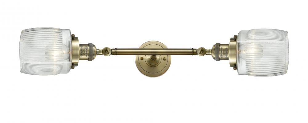 Colton - 2 Light - 6 inch - Black Antique Brass - Bath Vanity Light