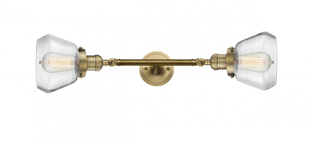 Fulton - 2 Light - 7 inch - Brushed Brass - Bath Vanity Light