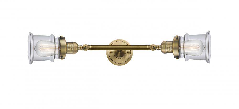 Canton - 2 Light - 6 inch - Brushed Brass - Bath Vanity Light