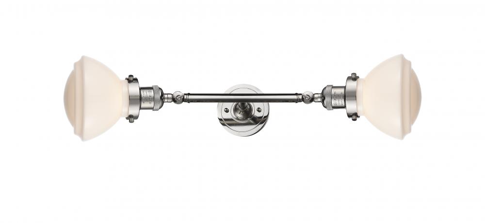 Olean - 2 Light - 7 inch - Polished Nickel - Bath Vanity Light