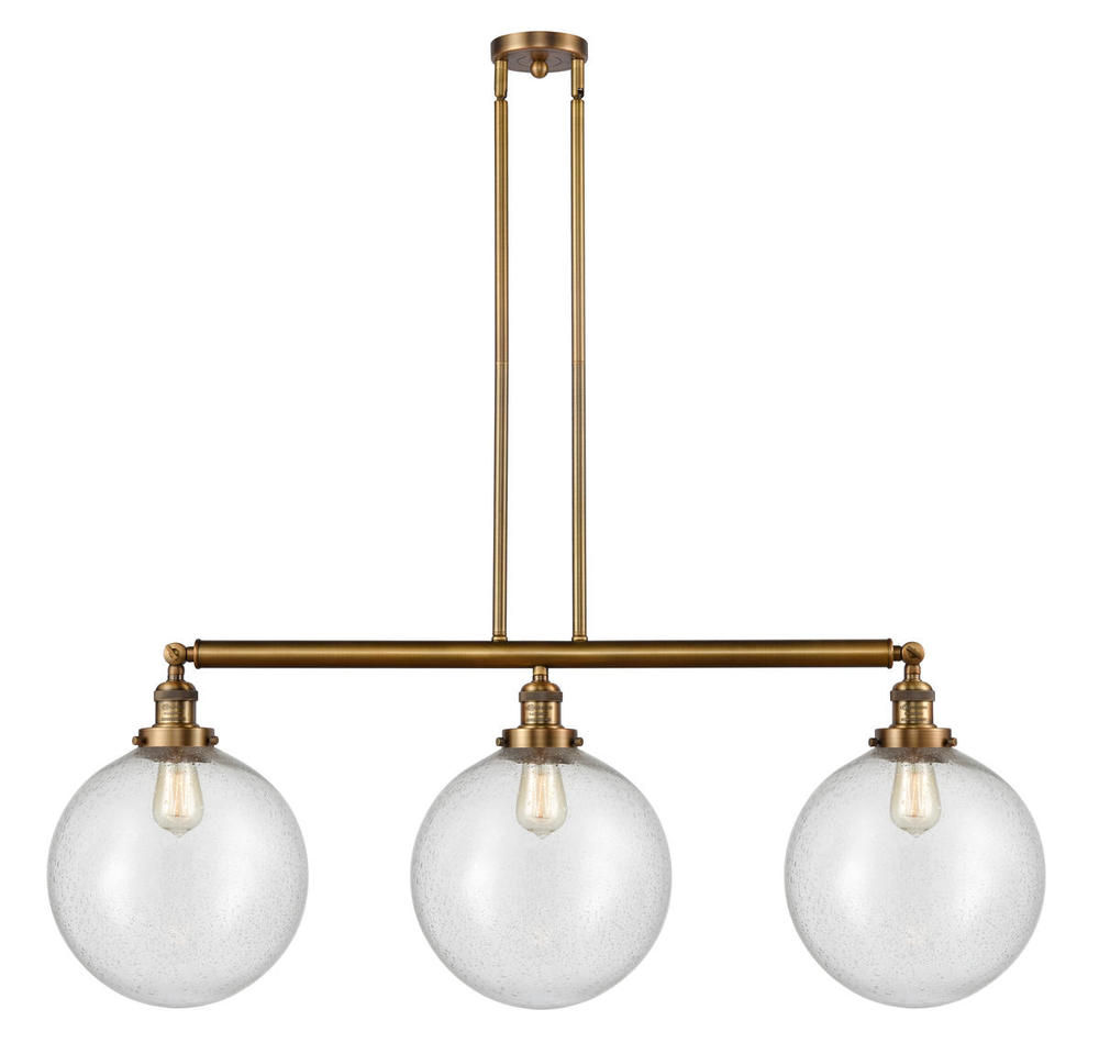 Beacon - 3 Light - 44 inch - Brushed Brass - Stem Hung - Island Light