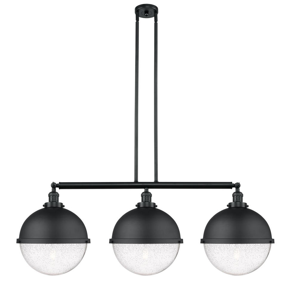 Hampden - 3 Light - 45 inch - Matte Black - Stem Hung - Island Light