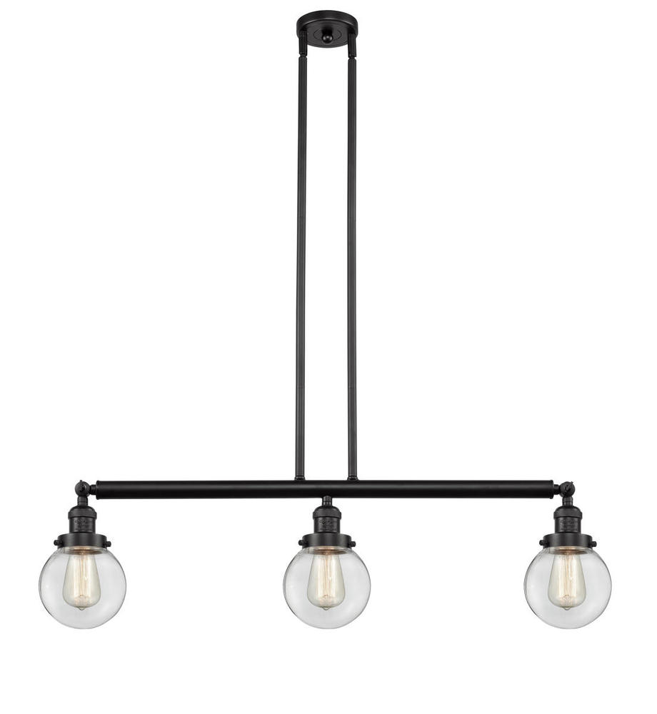 Beacon - 3 Light - 39 inch - Oil Rubbed Bronze - Stem Hung - Island Light