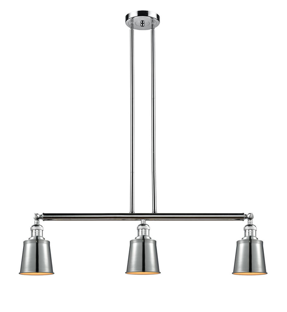 Addison - 3 Light - 38 inch - Polished Chrome - Stem Hung - Island Light