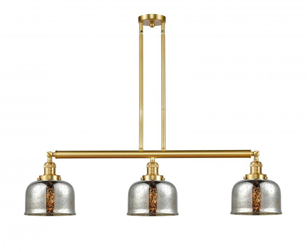 Bell - 3 Light - 41 inch - Satin Gold - Stem Hung - Island Light