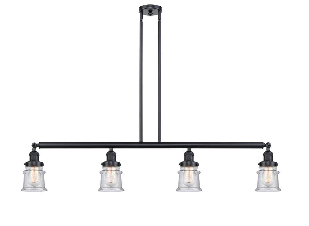 Canton - 4 Light - 51 inch - Matte Black - Stem Hung - Island Light