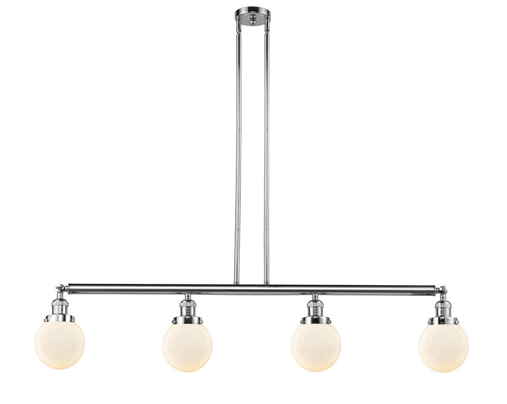 Beacon - 4 Light - 51 inch - Polished Chrome - Stem Hung - Island Light