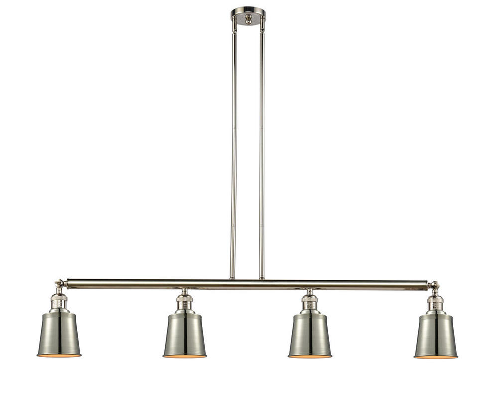 Addison - 4 Light - 50 inch - Polished Nickel - Stem Hung - Island Light