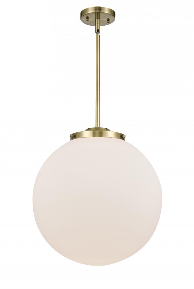 Beacon - 1 Light - 16 inch - Antique Brass - Cord hung - Pendant