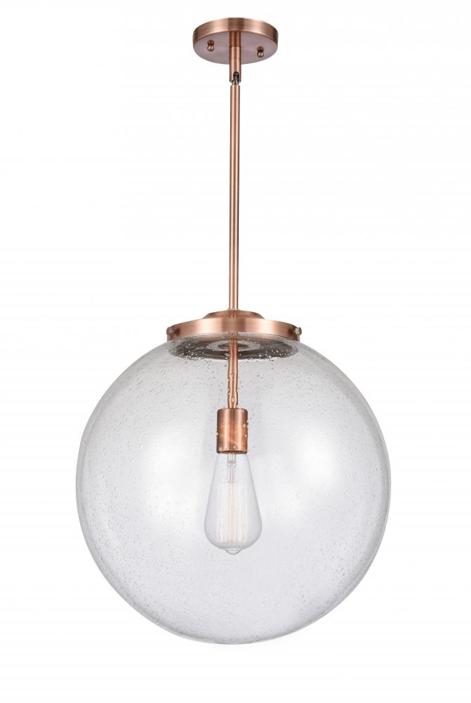 Beacon - 1 Light - 16 inch - Antique Copper - Stem Hung - Pendant