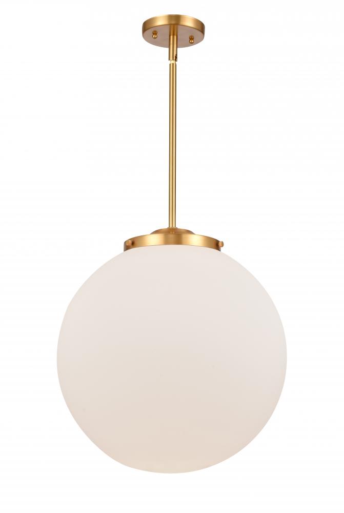 Beacon - 1 Light - 16 inch - Satin Gold - Cord hung - Pendant