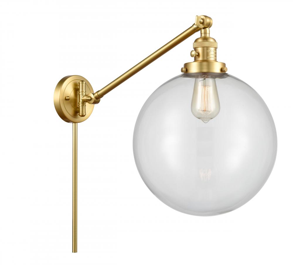 Beacon - 1 Light - 12 inch - Satin Gold - Swing Arm