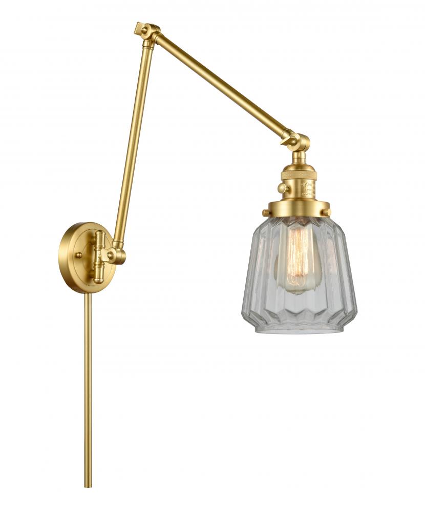 Chatham - 1 Light - 8 inch - Satin Gold - Swing Arm