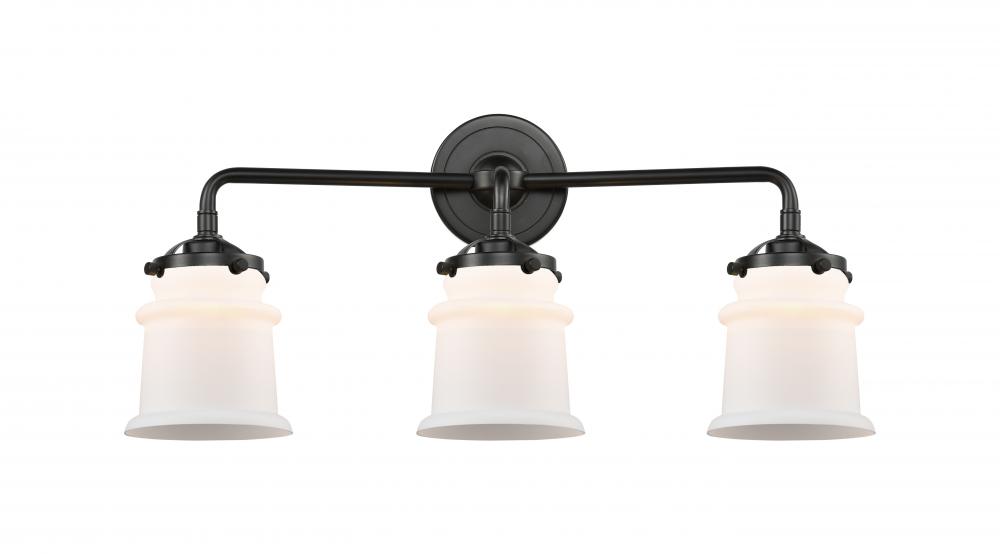 Canton - 3 Light - 23 inch - Black Polished Nickel - Bath Vanity Light