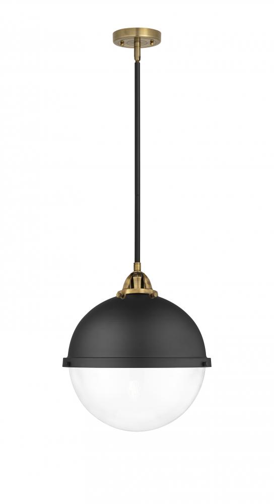 Hampden - 1 Light - 13 inch - Black Antique Brass - Cord hung - Pendant