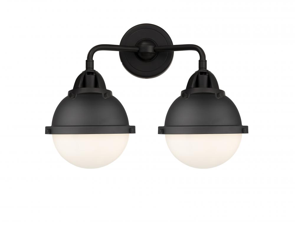 Hampden - 2 Light - 15 inch - Matte Black - Bath Vanity Light