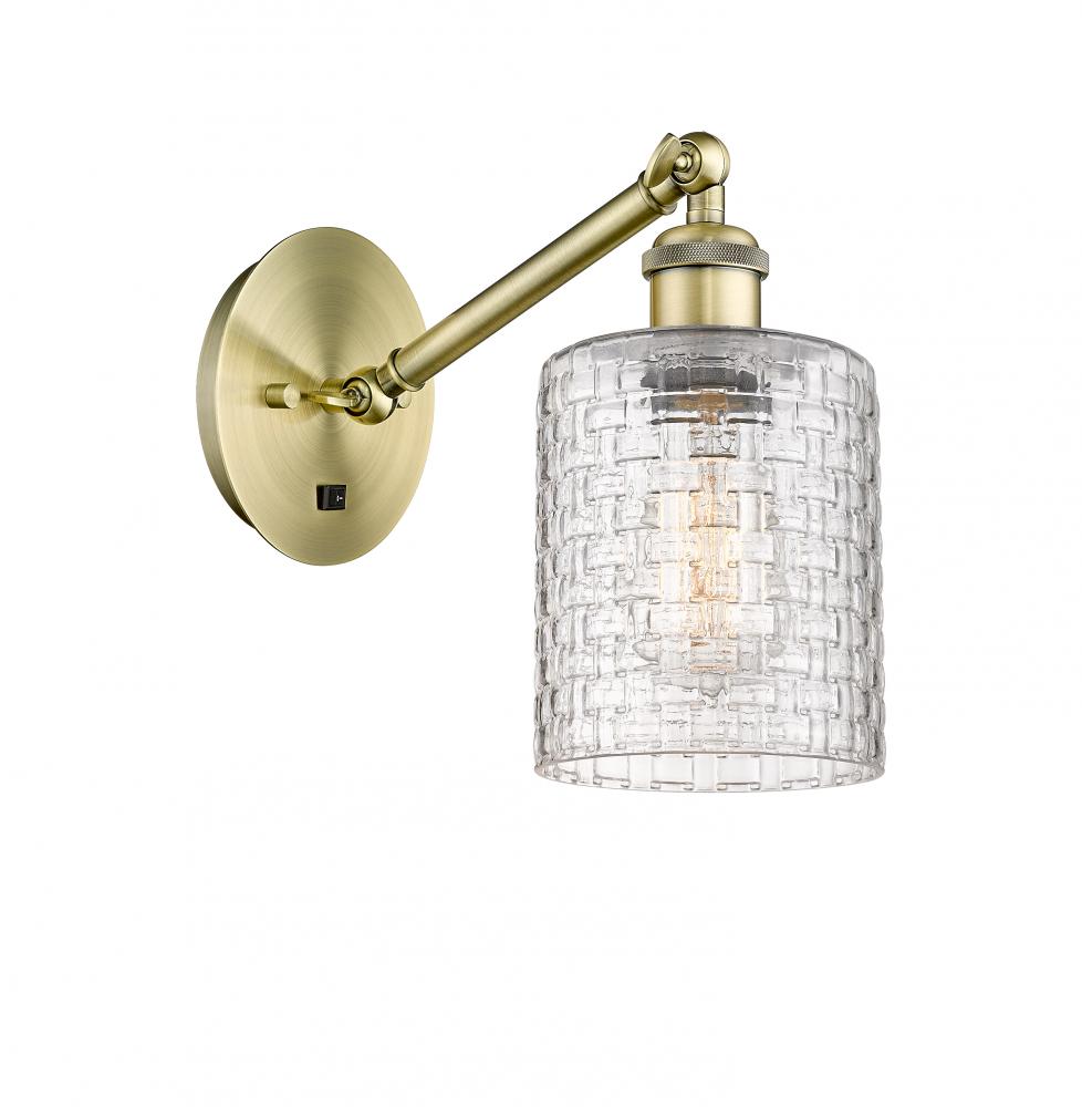 Cobbleskill - 1 Light - 5 inch - White Polished Chrome - Sconce