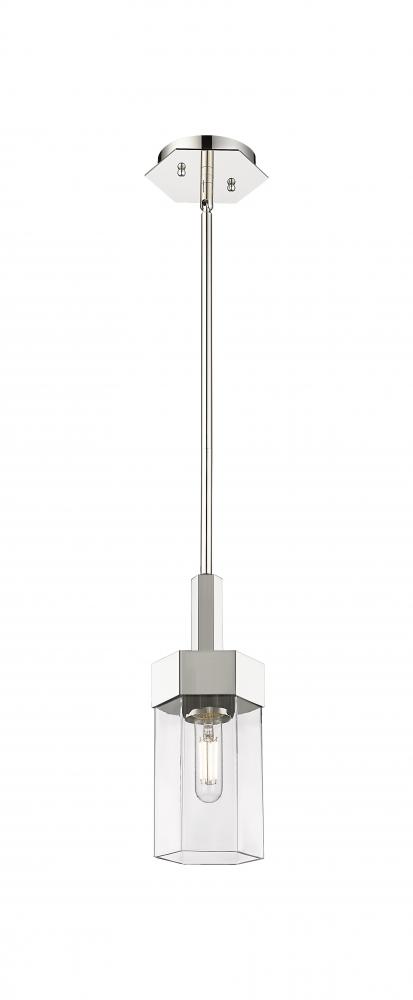 Claverack - 1 Light - 6 inch - Polished Nickel - Pendant