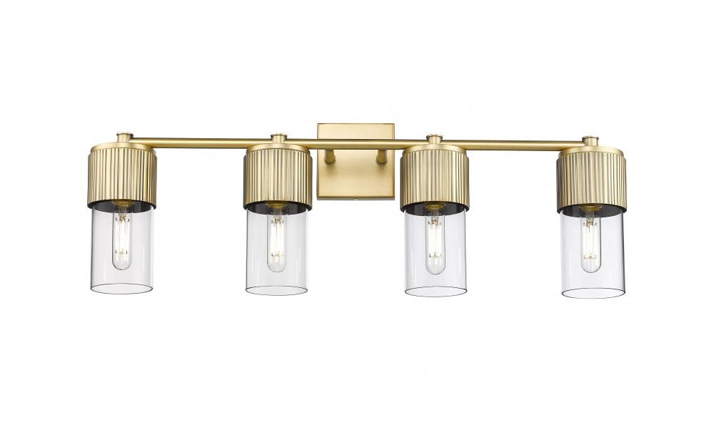 Bolivar - 4 Light - 31 inch - Brushed Brass - Bath Vanity Light