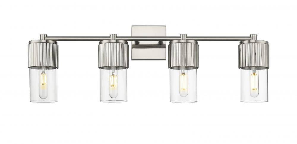 Bolivar - 4 Light - 31 inch - Satin Nickel - Bath Vanity Light