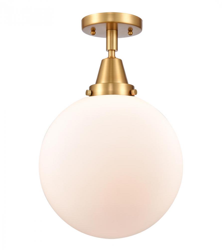 Beacon - 1 Light - 10 inch - Satin Gold - Flush Mount