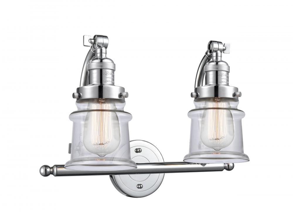 Canton - 2 Light - 18 inch - Polished Chrome - Bath Vanity Light