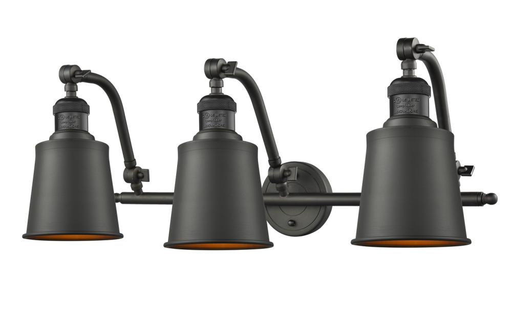 Addison - 3 Light - 28 inch - Oil Rubbed Bronze - Bath Vanity Light