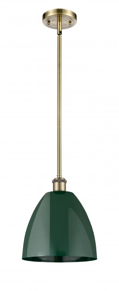 Plymouth - 1 Light - 9 inch - Antique Brass - Pendant