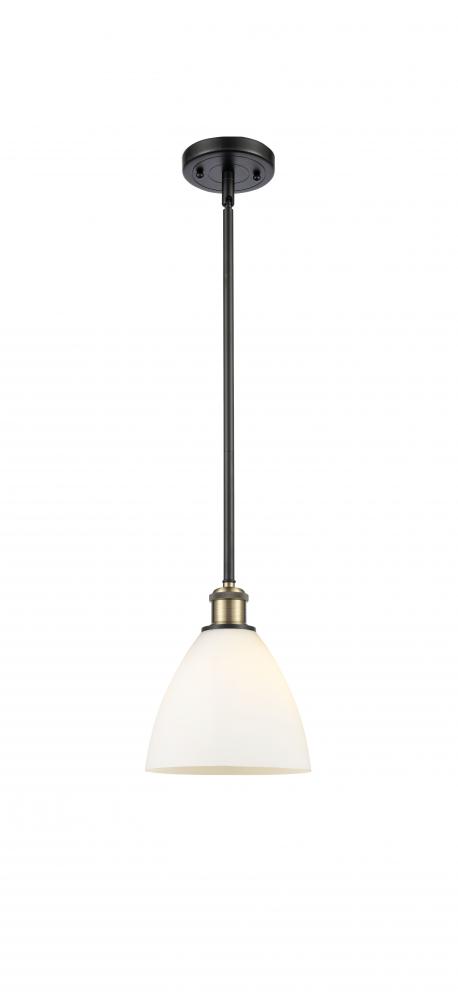 Bristol - 1 Light - 8 inch - Black Antique Brass - Mini Pendant