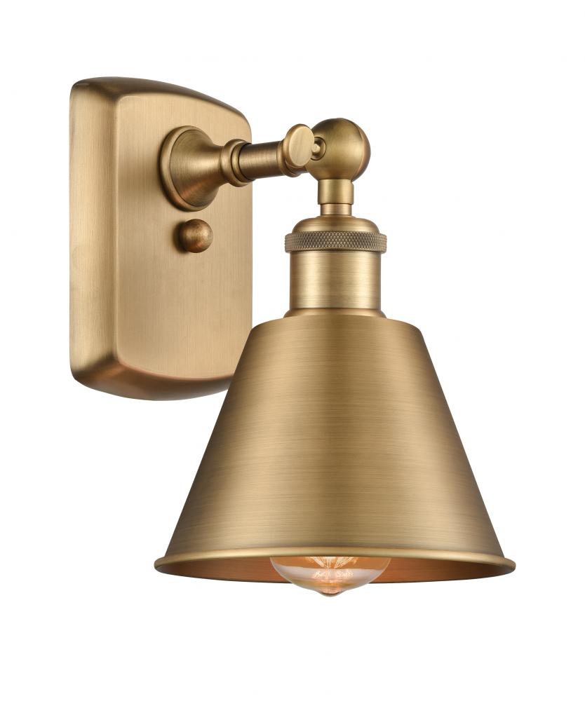 Smithfield - 1 Light - 7 inch - Brushed Brass - Sconce