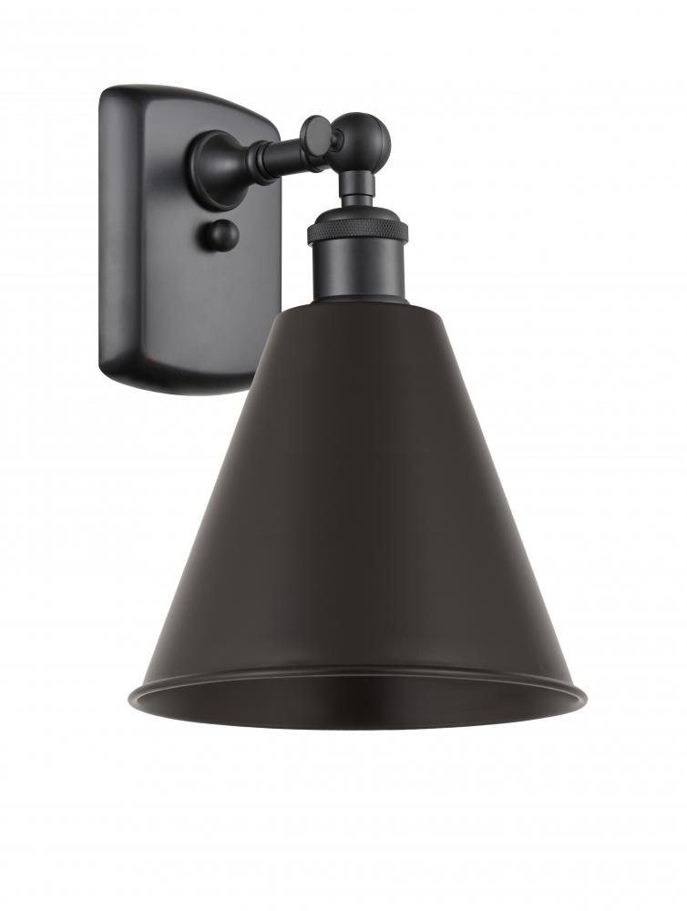 Berkshire - 1 Light - 8 inch - Matte Black - Sconce