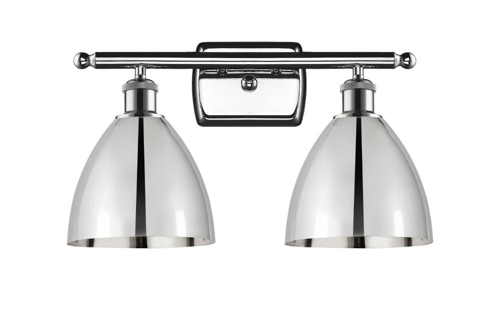 Bristol - 2 Light - 18 inch - Polished Chrome - Bath Vanity Light