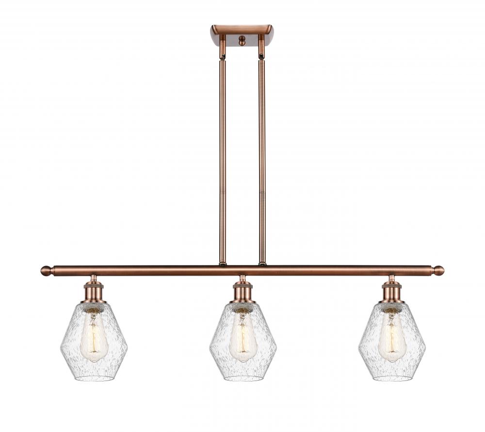 Cindyrella - 3 Light - 36 inch - Antique Copper - Cord hung - Island Light