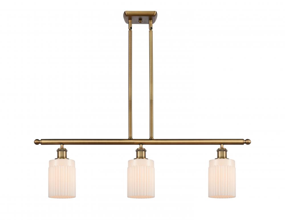 Hadley - 3 Light - 36 inch - Brushed Brass - Cord hung - Island Light