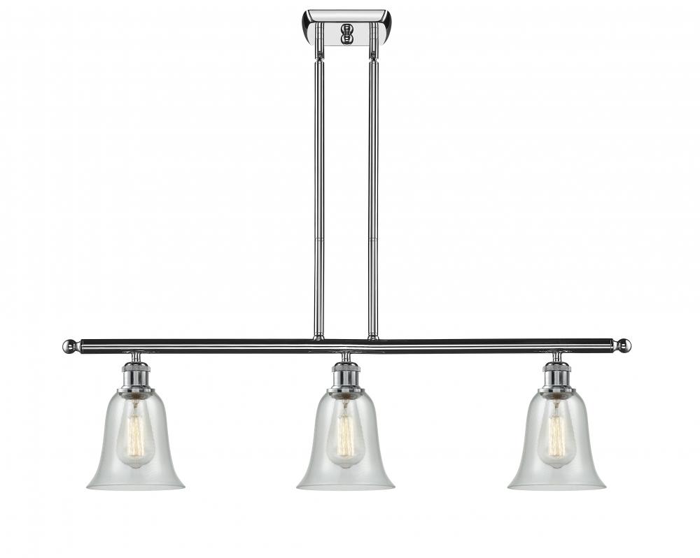 Hanover - 3 Light - 36 inch - Polished Chrome - Cord hung - Island Light